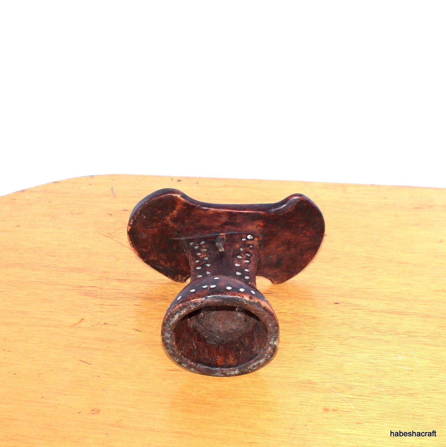Antique Ethiopian Wood Headrest. African carving, Decorative Collectible, Tribal head rest, African Collectibles, African headrest