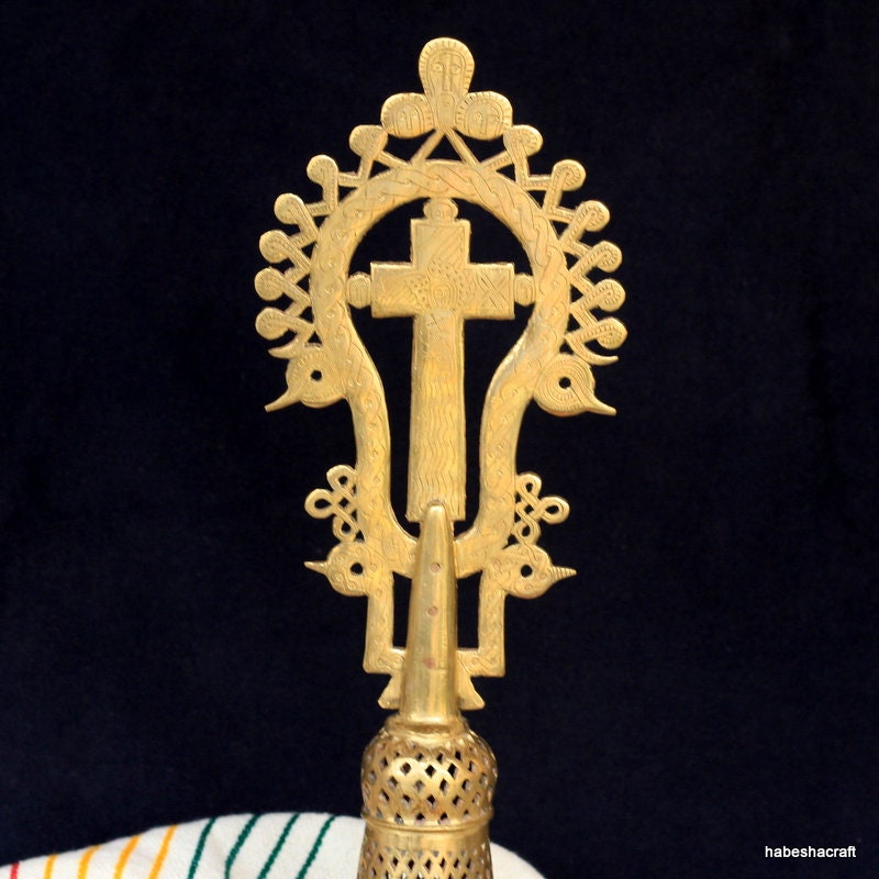 Large Ethiopian Hand Carved Ethiopian Lalibela Cross.Cross16" L. Religious art, Christian Art, Decorative Art, Christian Décor