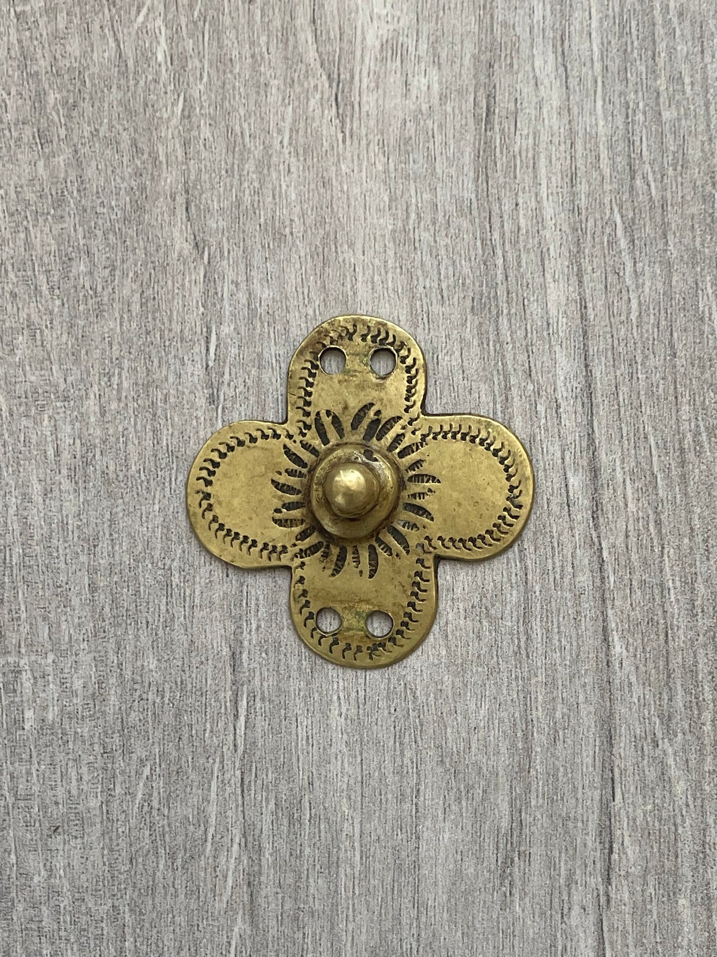 Antique Ethiopian Brass Shield Embellishment. Ethiopia Jewelry Pendant . Ethiopian tribal pendant, Africa jwelery, authntic jewelry
