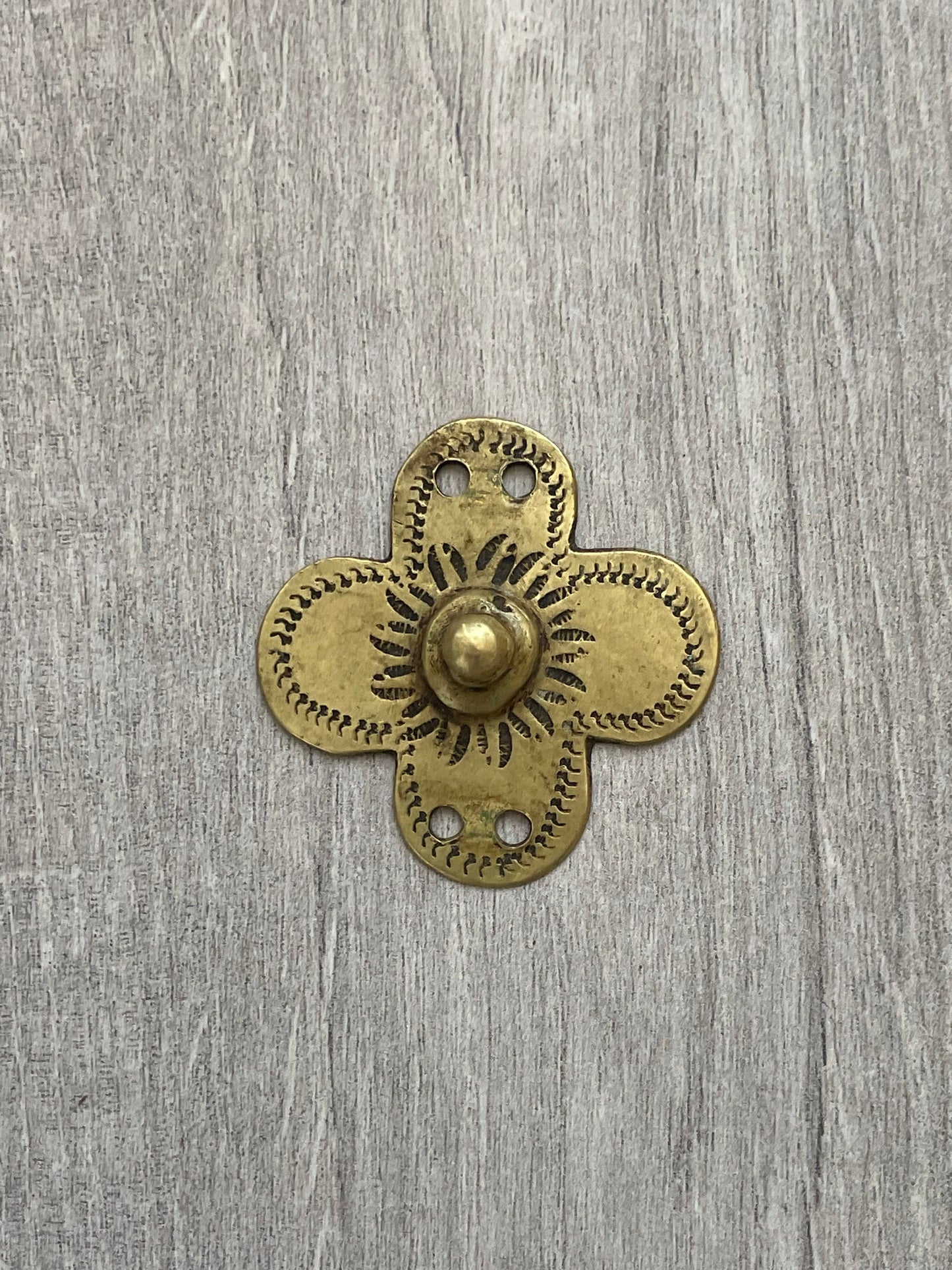 Antique Ethiopian Brass Shield Embellishment. Ethiopia Jewelry Pendant . Ethiopian tribal pendant, Africa jwelery, authntic jewelry