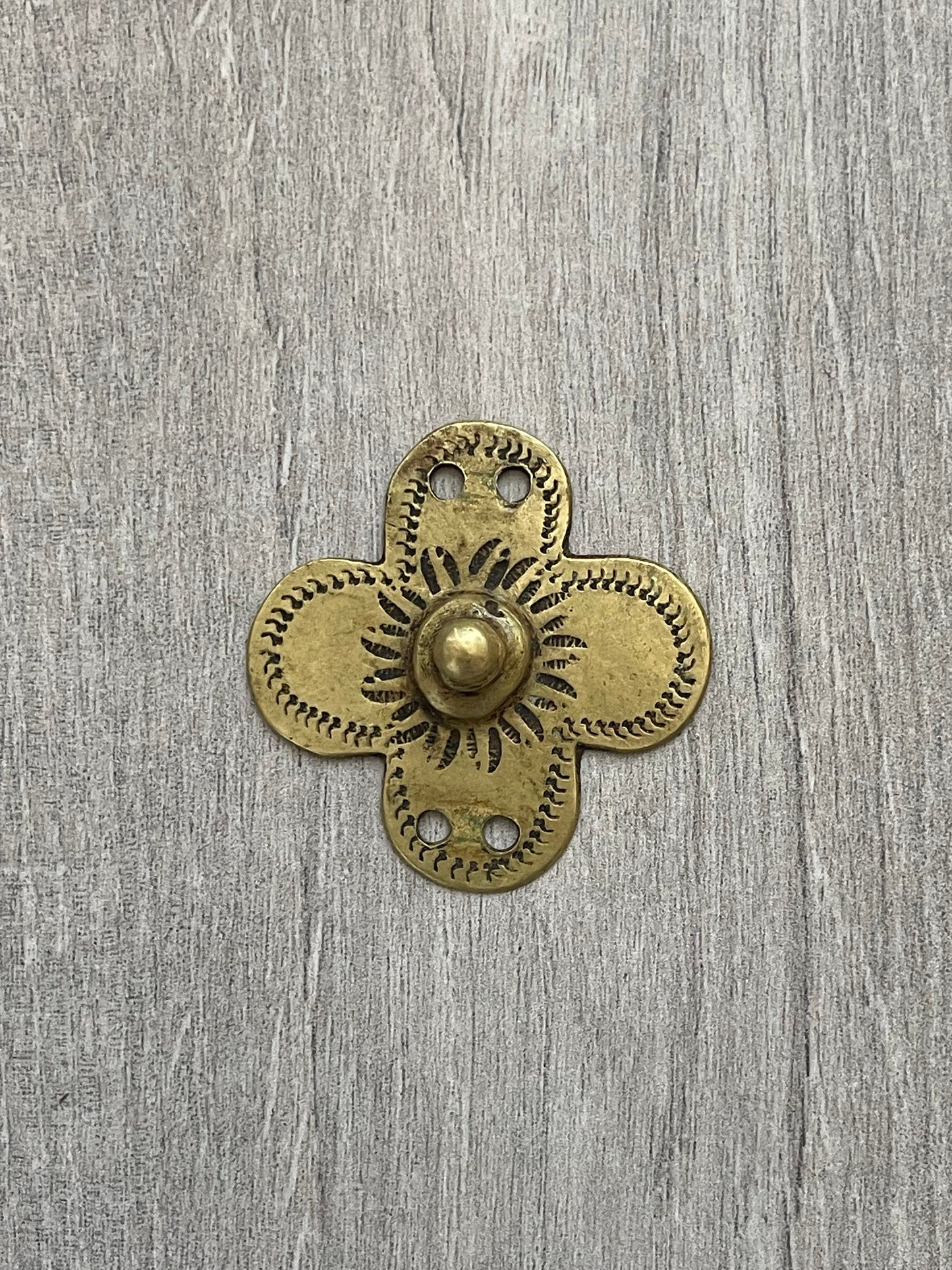Antique Ethiopian Brass Shield Embellishment. Ethiopia Jewelry Pendant . Ethiopian tribal pendant, Africa jwelery, authntic jewelry
