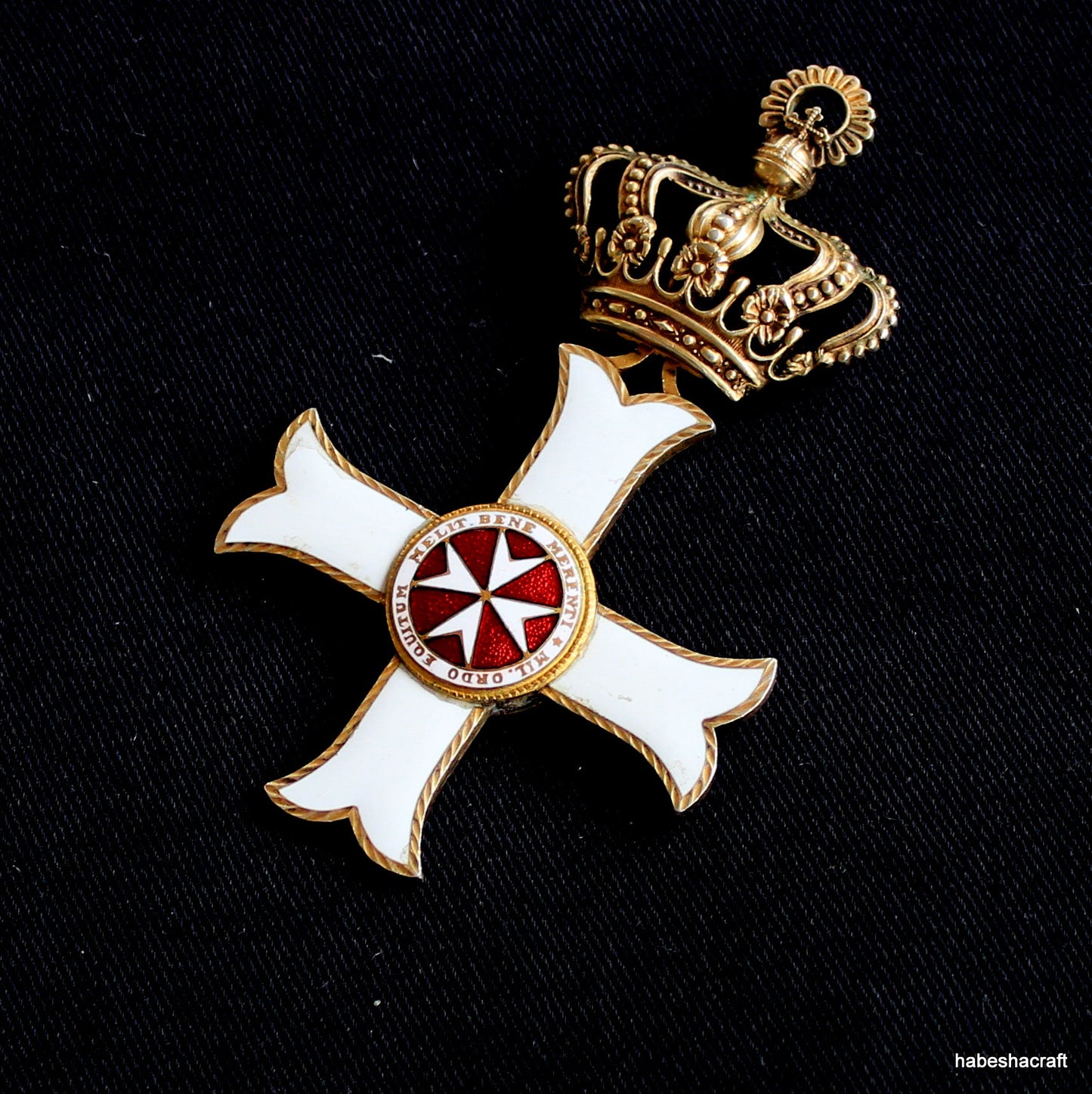The Order of Merit of Malta. Awarded to contributions to the fields of health, science, and the arts.