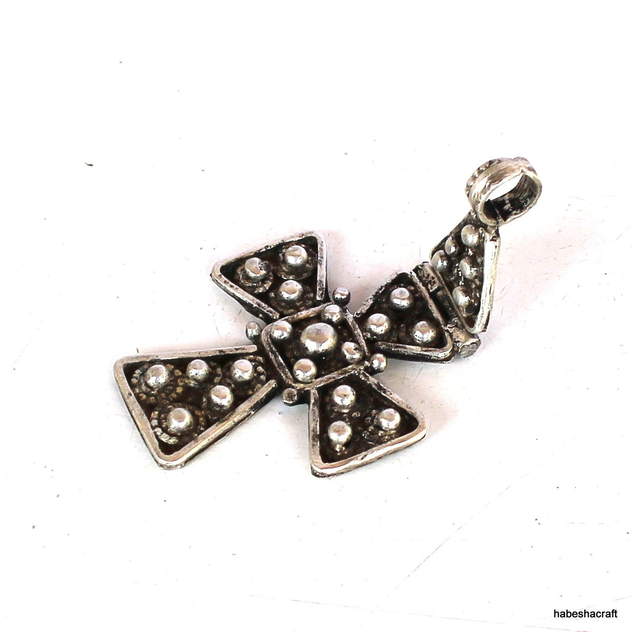 Antique Ethiopian Handmade Orthodox Christian Silver Cross Pendant. Ethiopian Art, Ethiopian Cross. African jewelry, Ethiopian Jewelry