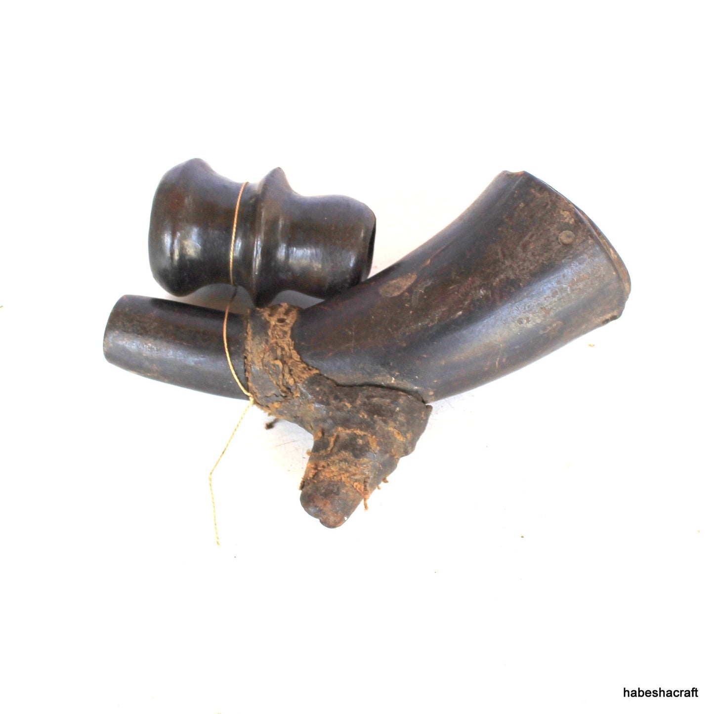 Vintage Ethiopia Suri tribe smoking pipe. African smoking pipe, Traditional smoking pipe, Tribal smoking pipe, African Tobacco pipe.