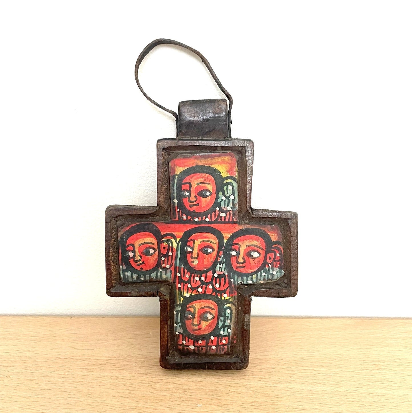 Orthodox Icon. Icon Orthodox. Old Ethiopian Orthodox Christian icon. Ethiopian Coptic Christian wall hanging Prayer Icon, Painted Icon.