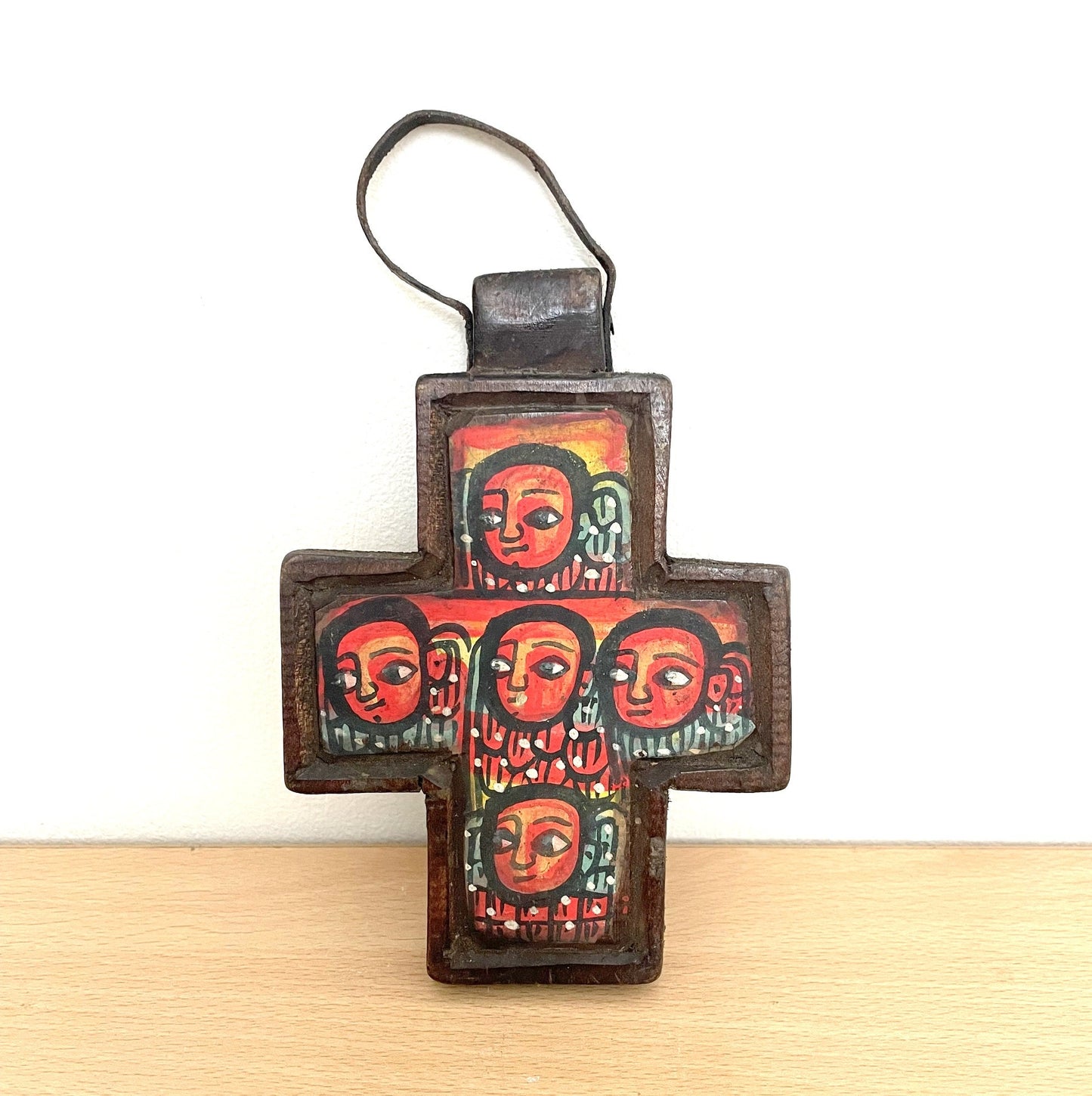 Orthodox Icon. Icon Orthodox. Old Ethiopian Orthodox Christian icon. Ethiopian Coptic Christian wall hanging Prayer Icon, Painted Icon.