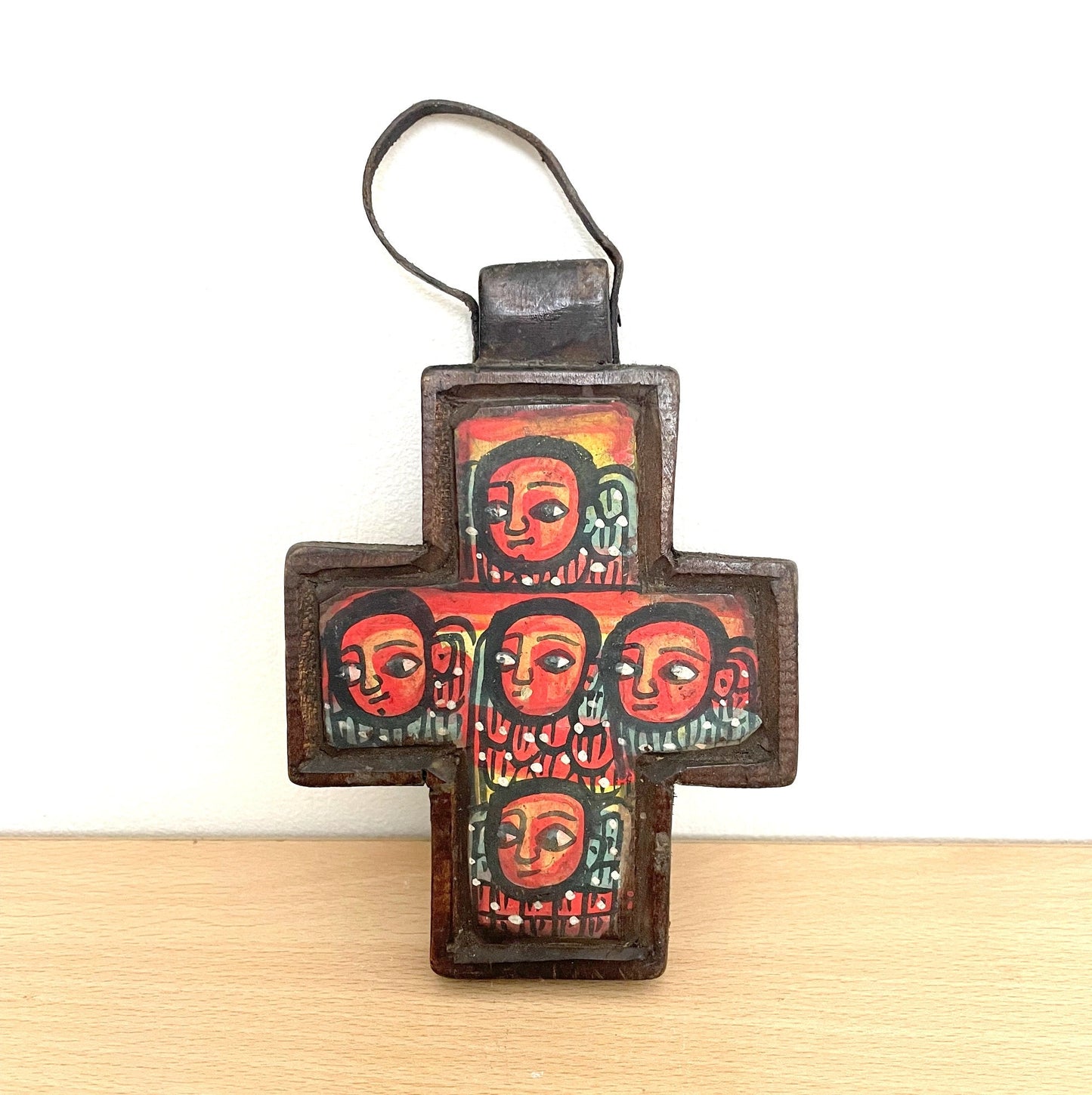 Orthodox Icon. Icon Orthodox. Old Ethiopian Orthodox Christian icon. Ethiopian Coptic Christian wall hanging Prayer Icon, Painted Icon.