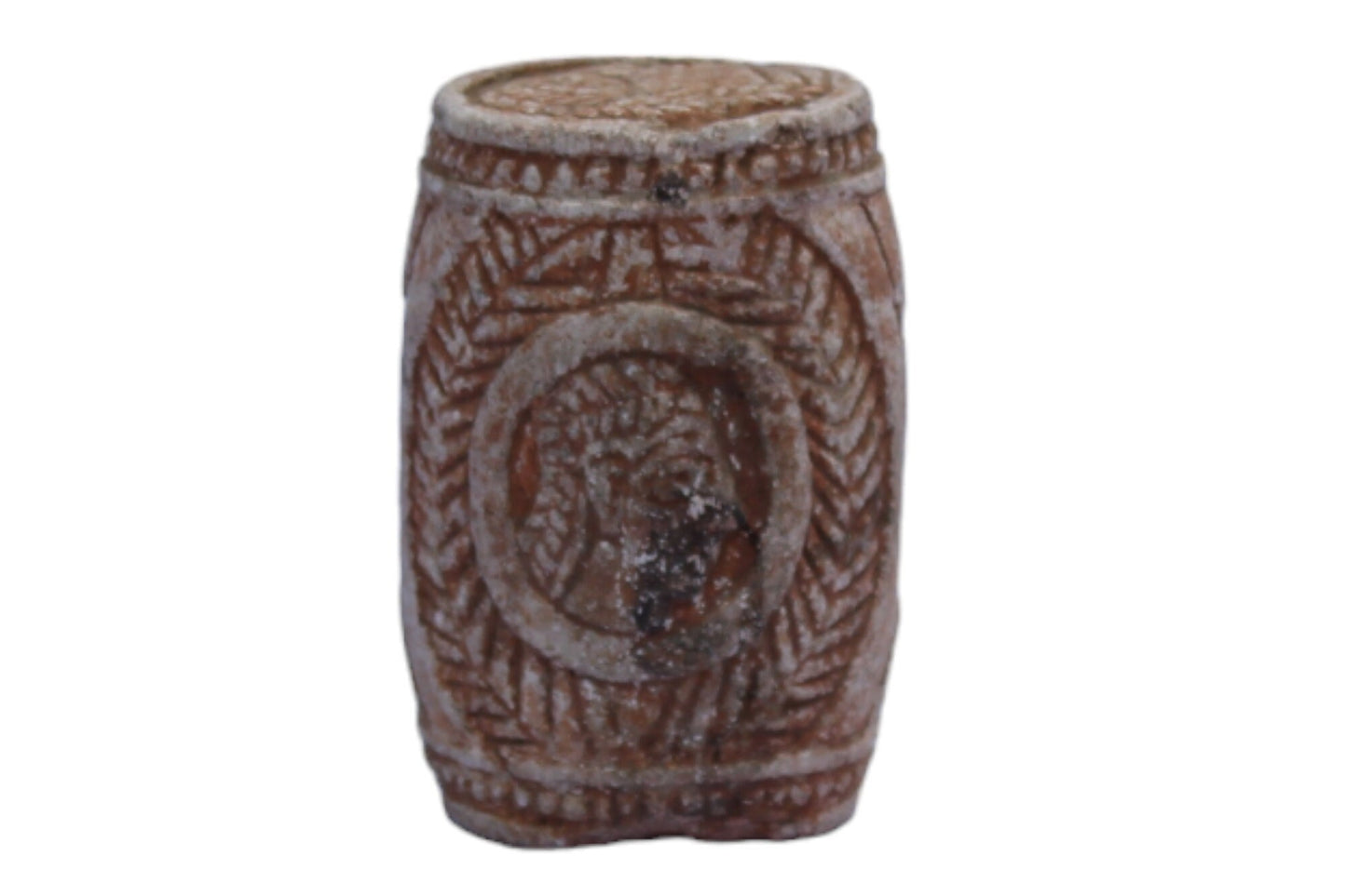 Antique Ethiopian Stone Seal from Axum. A beautiful Historical stone carving, African sculpture, Ethiopian Christian Heritage.