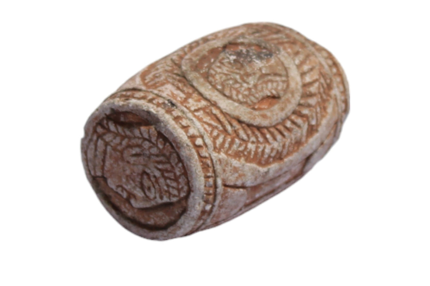 Antique Ethiopian Stone Seal from Axum. A beautiful Historical stone carving, African sculpture, Ethiopian Christian Heritage.