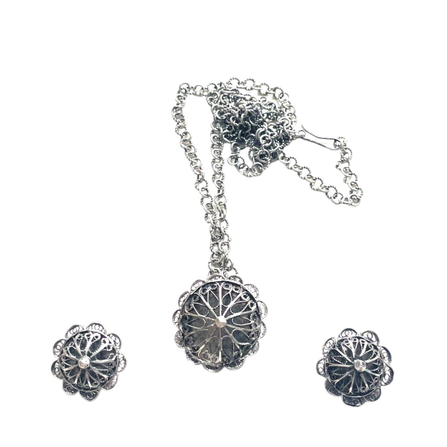 Vintage Authentic Ethiopian Silver Necklace. Traditional Jewelry. vintage necklace, Ethiopian Tribal Jewellery, African silver Jewelry