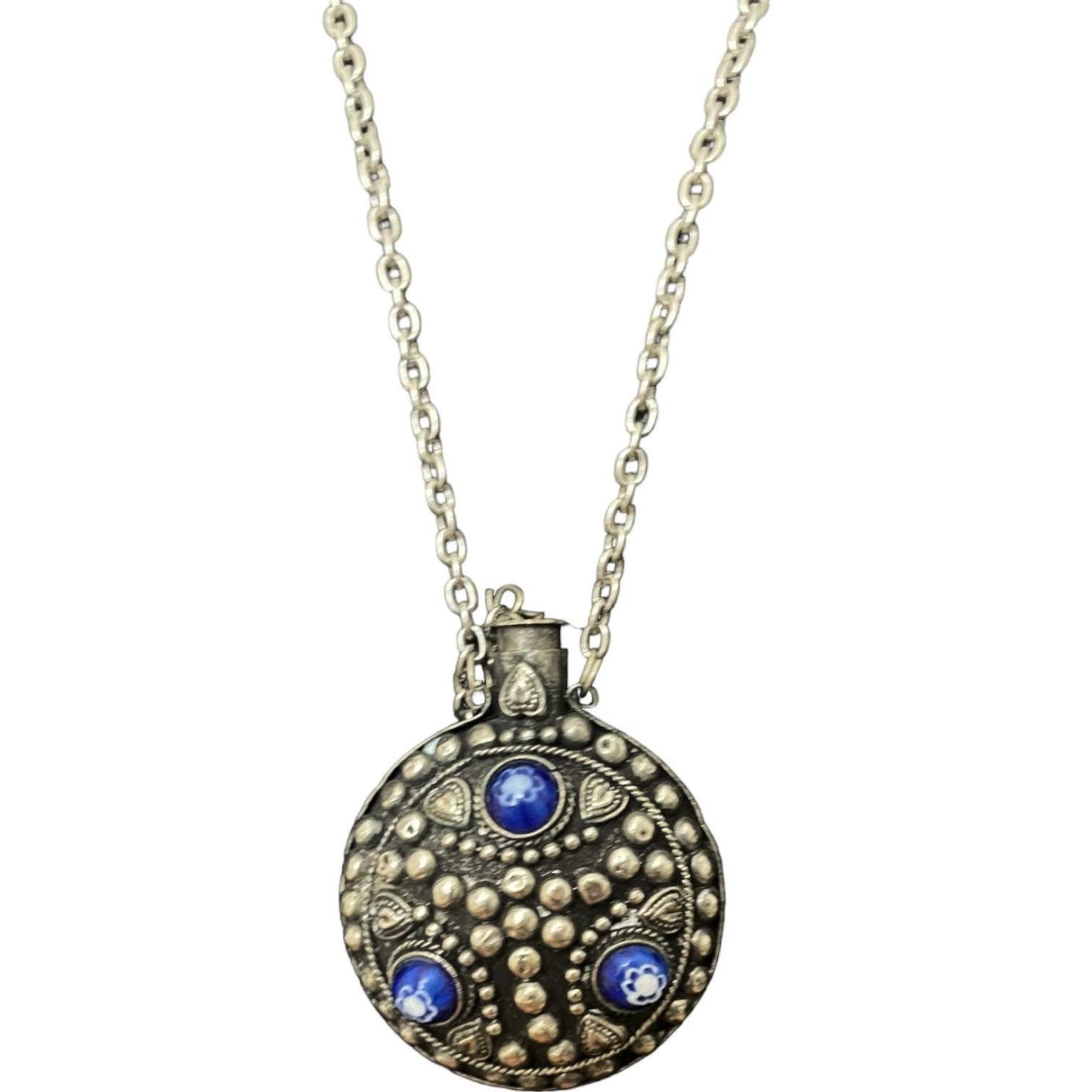 Vintage Handmade Ethiopian ethnic Harari Beaded Nickel Silver necklace. Ethiopian Jewelry, African Jewelry, Tribal Jewelry, Ethnic Jewelry