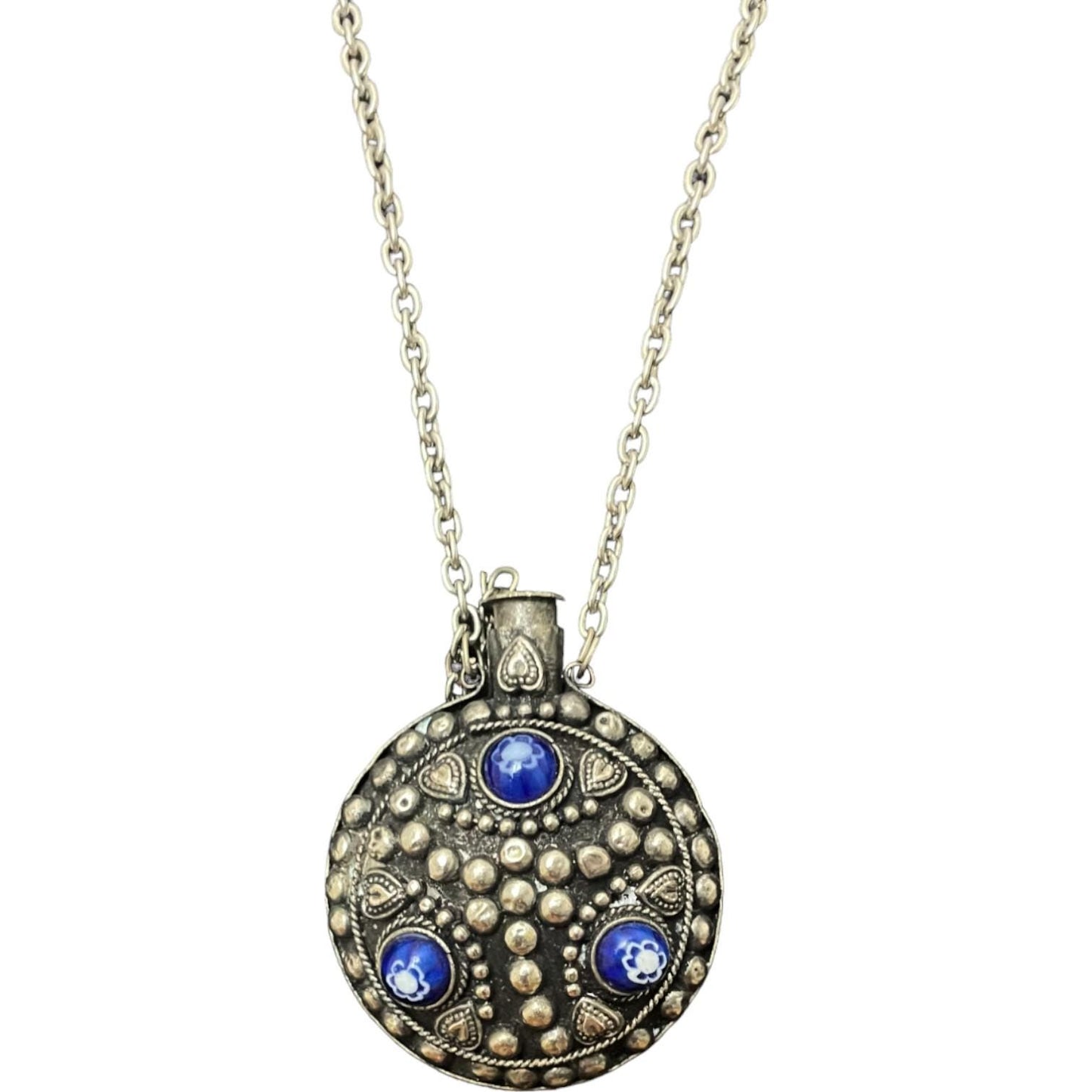 Vintage Handmade Ethiopian ethnic Harari Beaded Nickel Silver necklace. Ethiopian Jewelry, African Jewelry, Tribal Jewelry, Ethnic Jewelry