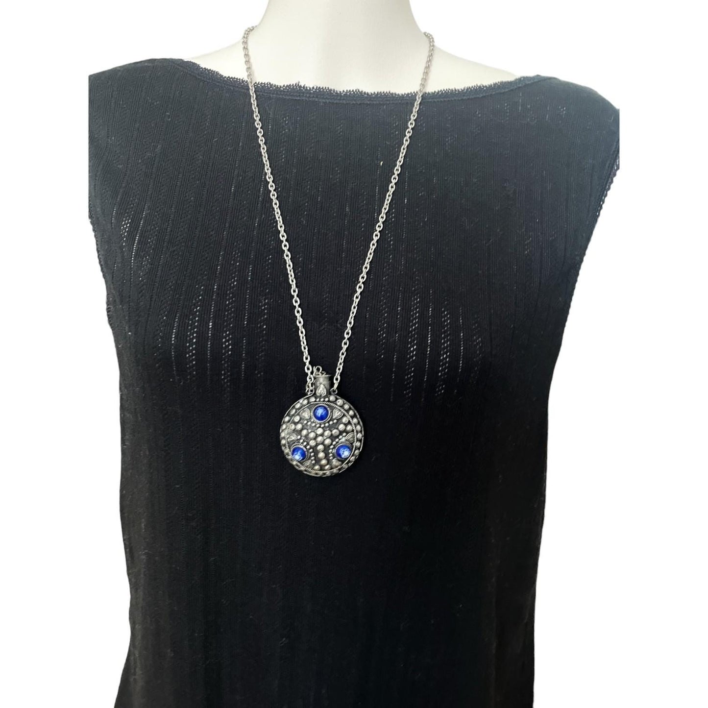 Vintage Handmade Ethiopian ethnic Harari Beaded Nickel Silver necklace. Ethiopian Jewelry, African Jewelry, Tribal Jewelry, Ethnic Jewelry