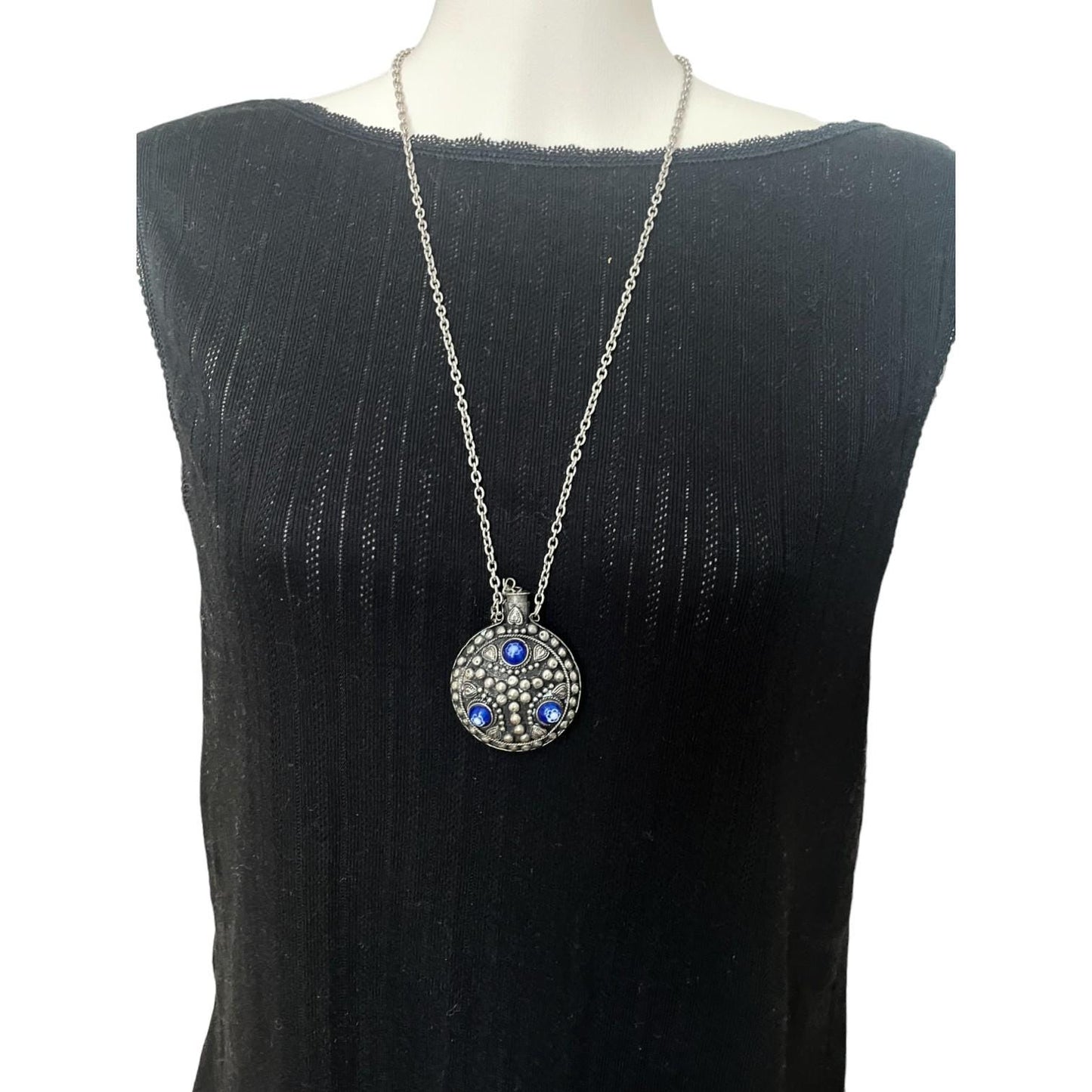 Vintage Handmade Ethiopian ethnic Harari Beaded Nickel Silver necklace. Ethiopian Jewelry, African Jewelry, Tribal Jewelry, Ethnic Jewelry
