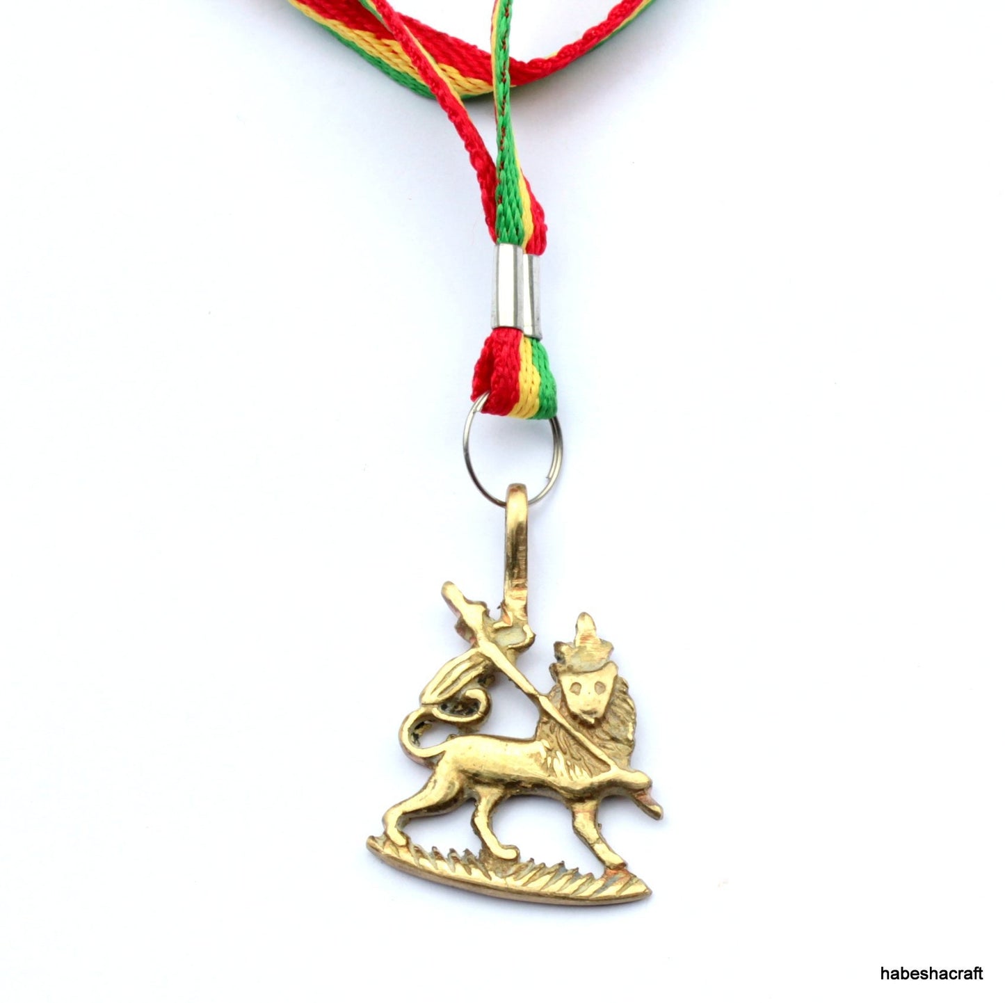 Haile Selassie. Large Ethiopia HAILE SELASSIE lion of Judah Necklace. Rasta jewelry, Ethiopian jewelry, African jewelry