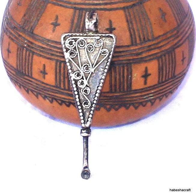 Antique Ethiopian Orthodox Christian Ear Pick Pendant Ethiopia, African jewellery, Ethiopian jewellery, Old Jewelry, Antique Jewelry