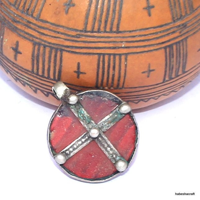 Old Ethiopian Christian Pendant. Antique Jewlery. Ethiopian jewellery, African Jewlery, Vintage Jewlery, Christian jewelry,Orthodox jewelry