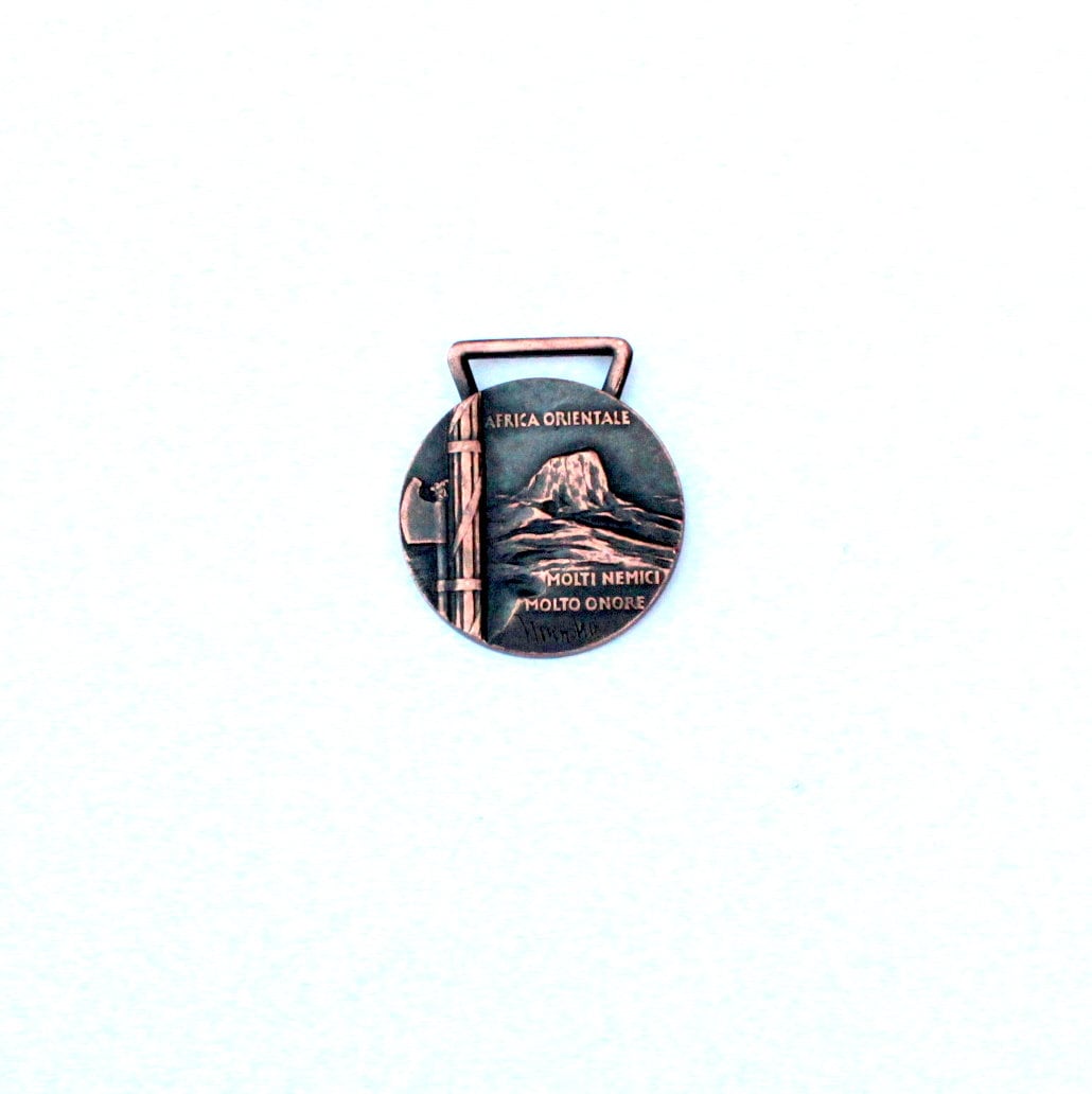 Fascist Medal Africa Orientale. Italy Ethiopia Campaign Medal 1935-1936. Ethiopian Medal, Italian Fascist Medal, Mussoloni Medal