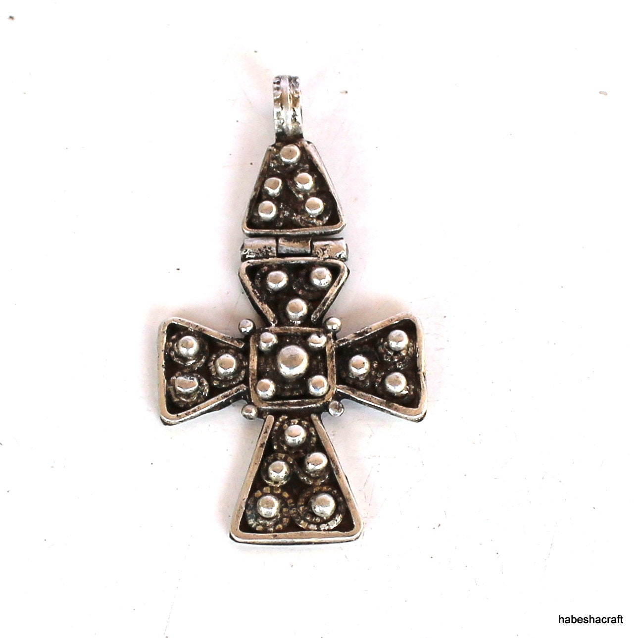 Antique Ethiopian Handmade Orthodox Christian Silver Cross Pendant. Ethiopian Art, Ethiopian Cross. African jewelry, Ethiopian Jewelry