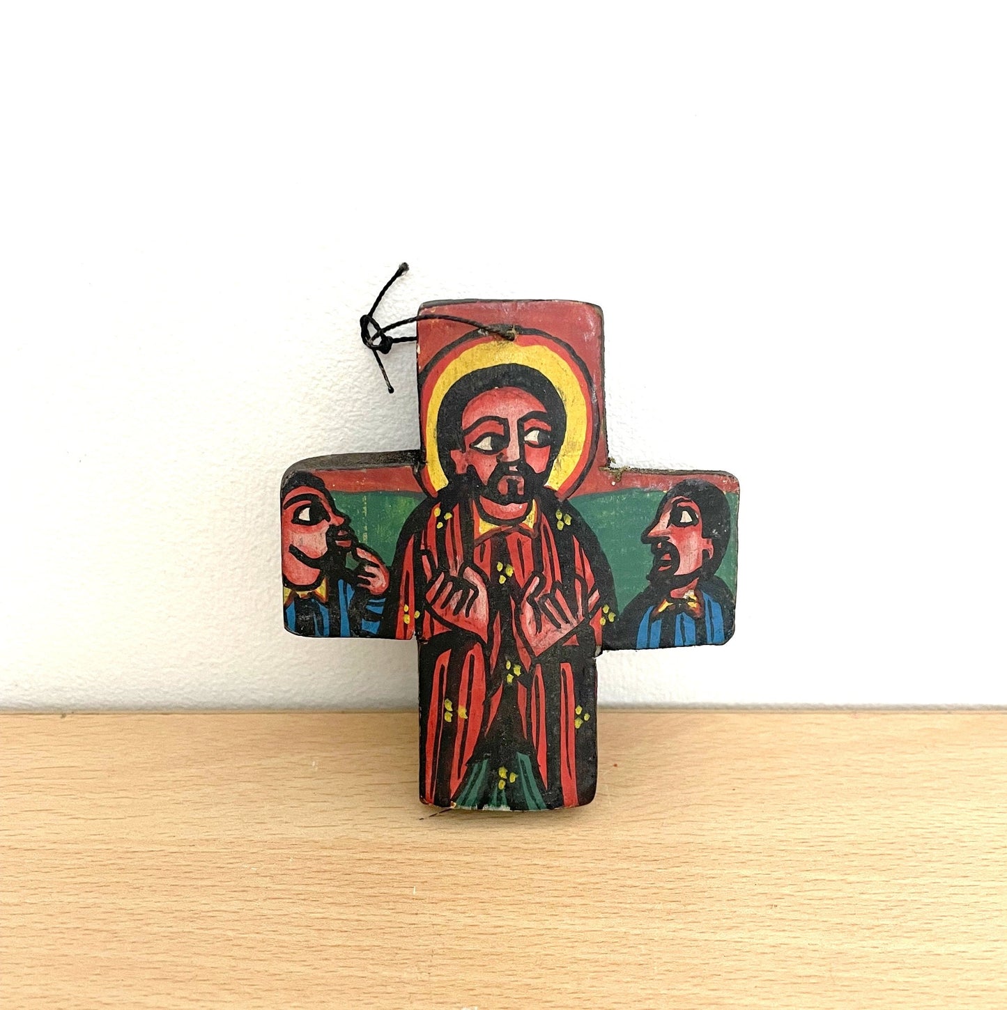 Ethiopian art. Orthodox icon. Ethiopian Coptic Christian wall hanging Icon, Beautifully Painted wooden Icon. Prayer Icon, Religious Art