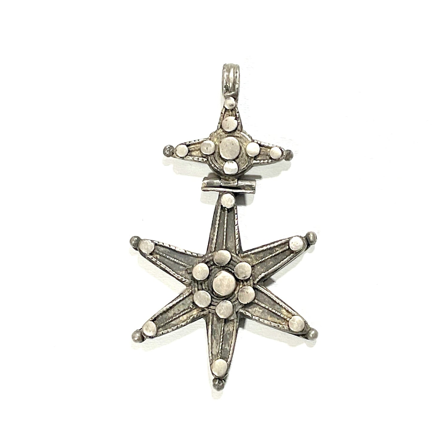 Star of David Jewish Jewlery, Handmade Ethiopian Cross Pendant. Cross Necklace, Christian jewelry, Ethnic Jewelry, Christian art