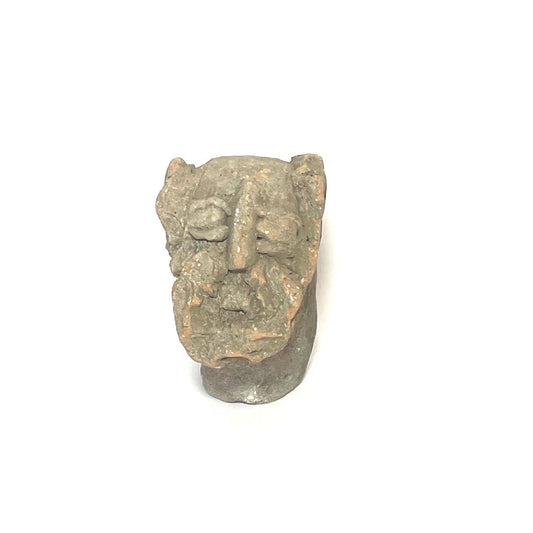 Ethiopian Falasha Terracotta Head. Ethiopian Clay Sculptures, Antique terracotta Head. Terracotta objects, Axum Terracotta Head.