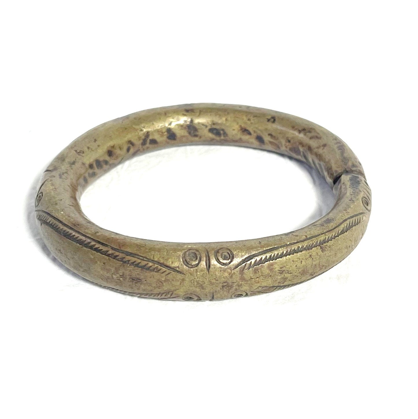 Ethiopian Heavy Antique Bronze bracelet. snake bracelet, African Jewlery. Antique Jewlery. Old Ethiopian Ethnic Mursi tribe Bracelet.