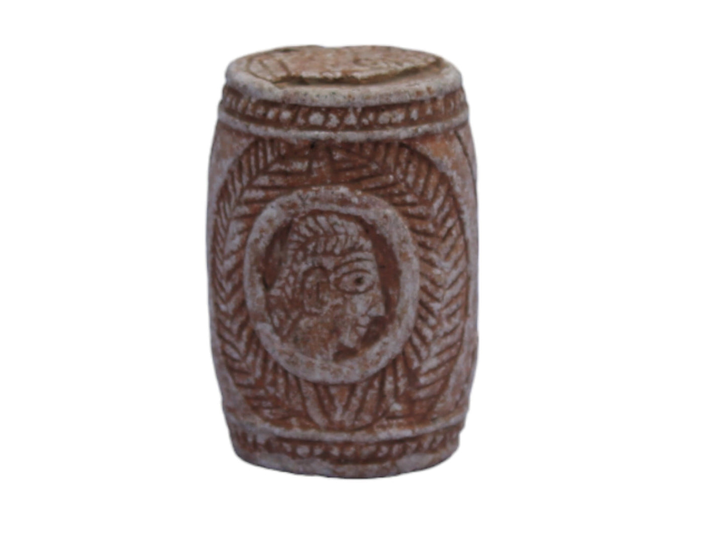 Antique Ethiopian Stone Seal from Axum.  A beautiful Historical stone carving, African sculpture, Ethiopian Christian Heritage.