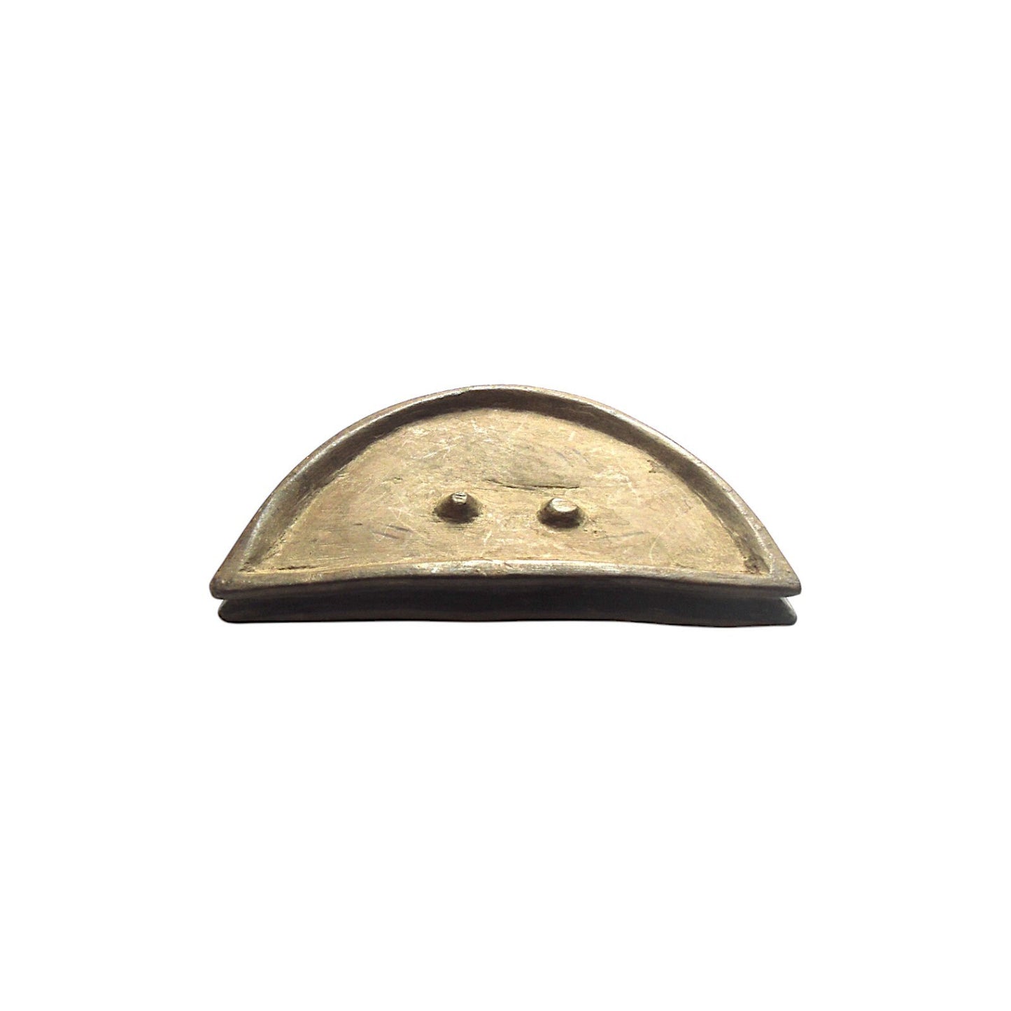 Old Tribal jewelry, Body jewellery. Old African Ethiopian Mursi Tribe Wooden lip plate, a lip plug or lip disc .