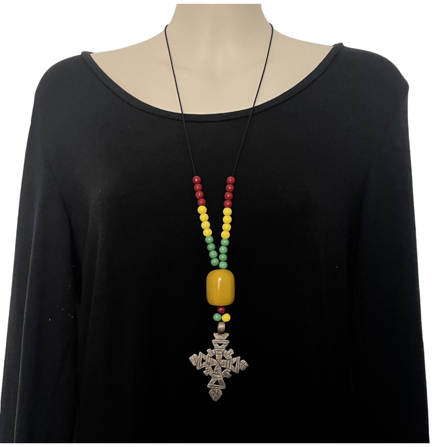 Ethiopian Handmade Cross Pendant -Authentic Traditional Jewelry. Cross necklace, meaningful jewelry, Christian symbol, cultural heritage