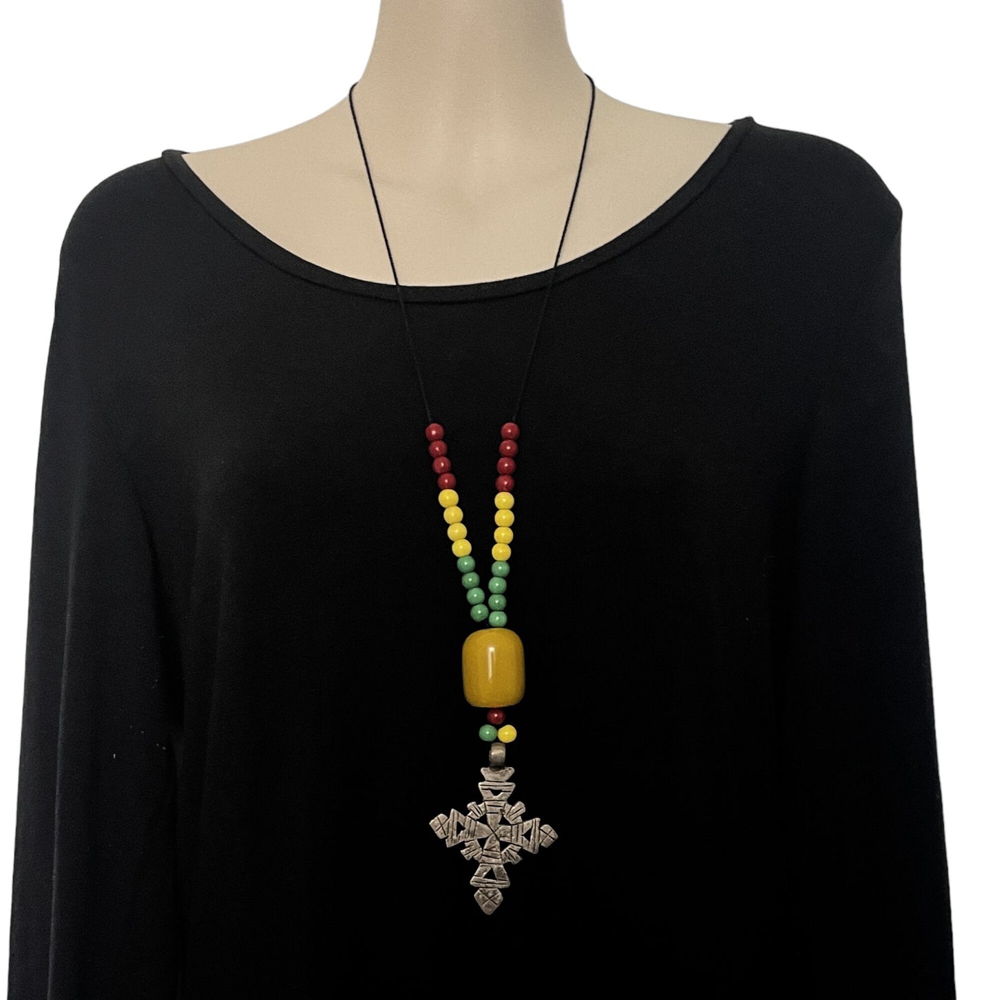 Ethiopian Handmade Cross Pendant -Authentic Traditional Jewelry. Cross necklace, meaningful jewelry, Christian symbol, cultural heritage