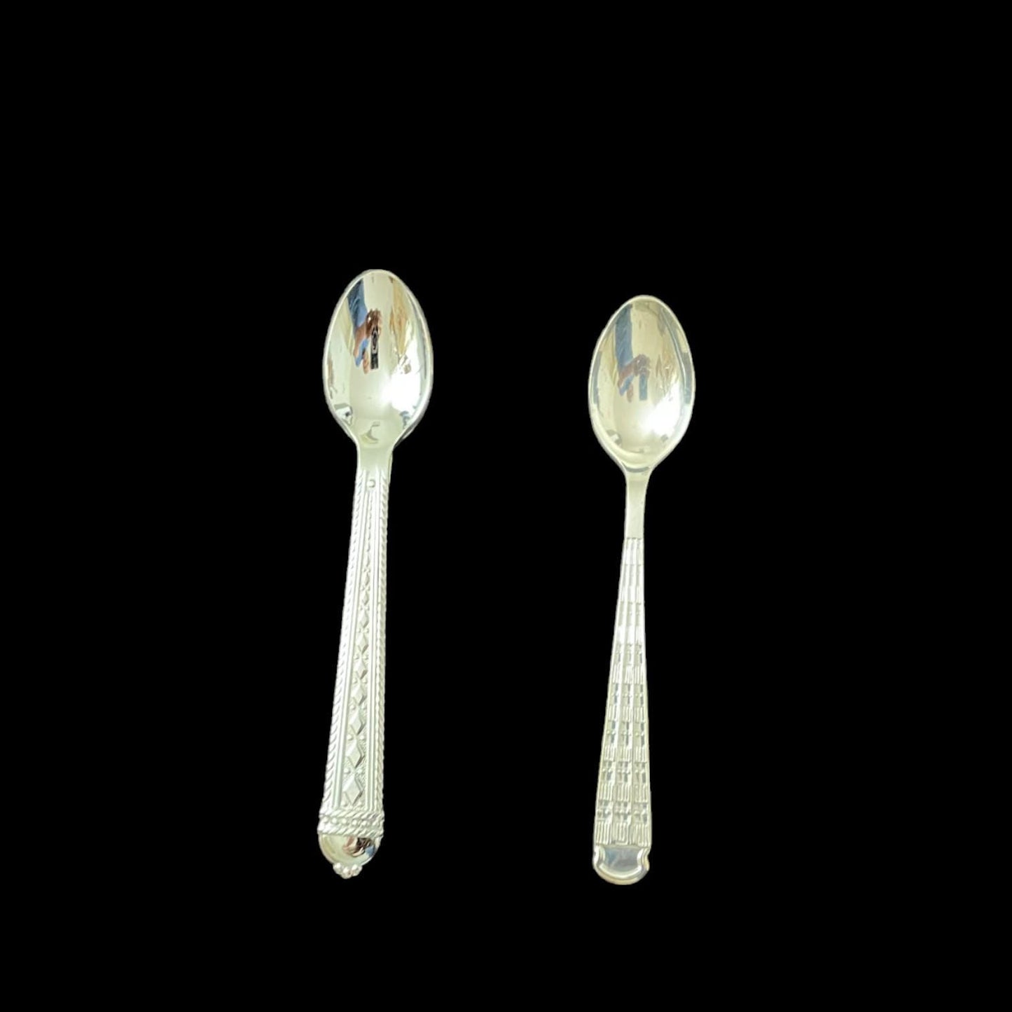 Set of 2 Vintage Ethiopian Collector Spoons - Ethiopian Coffee Spoon Collection - Antique Axum, and Harer Hallmark