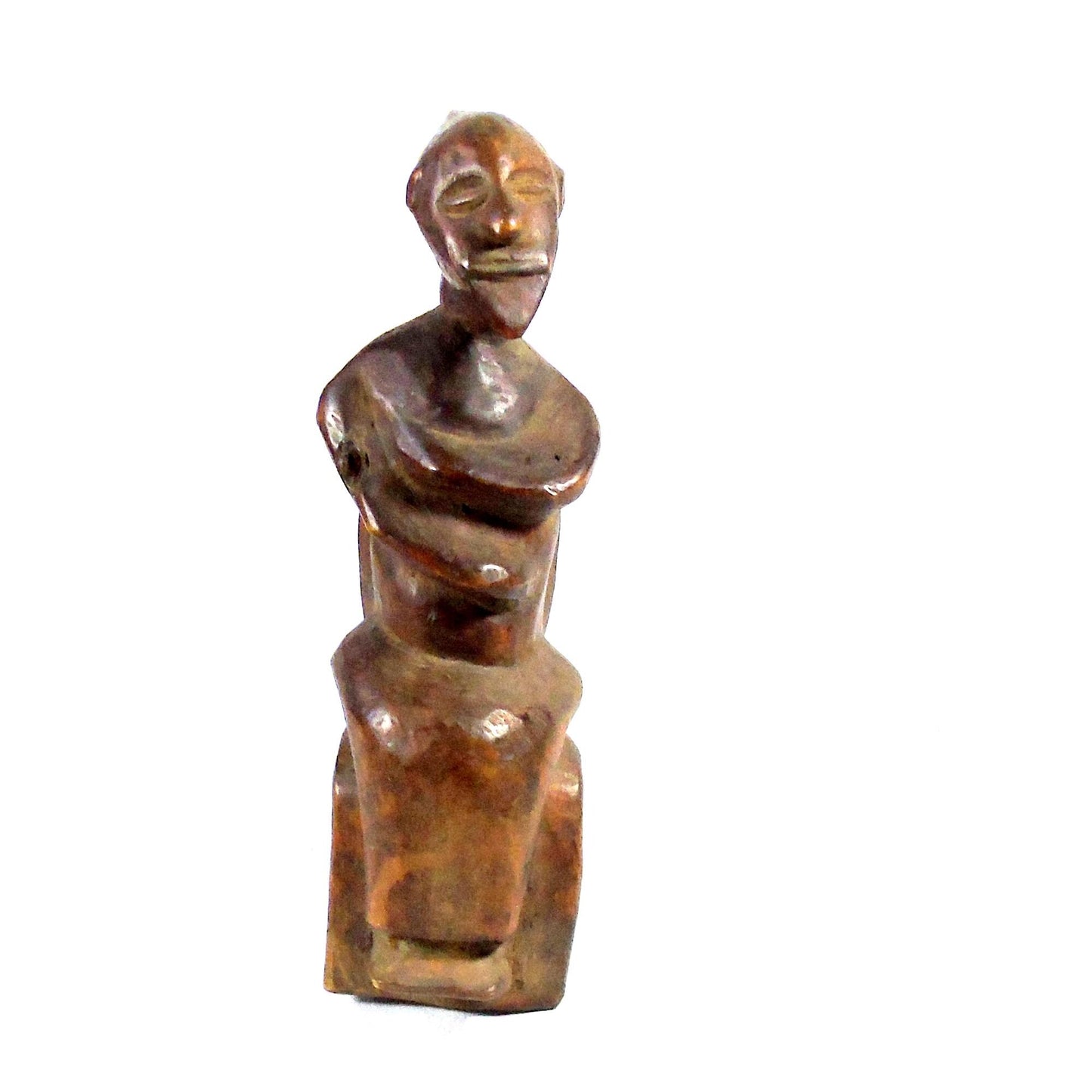 Authentic Antique African Statue - Old Ethiopian Konso Waka Grave Carving. Vintage African Wooden Statue - Ethiopian Konso Waka Grave Figure