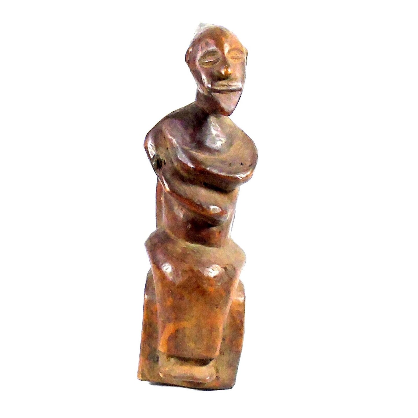 Authentic Antique African Statue - Old Ethiopian Konso Waka Grave Carving. Vintage African Wooden Statue - Ethiopian Konso Waka Grave Figure