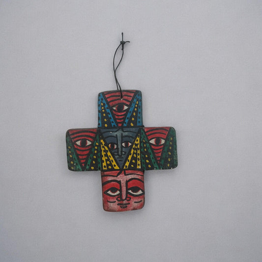 Ethiopian Protection Icon, Handcrafted Spiritual Decor, Traditional African Good Luck Symbol, Warding Off Negative Energy, Unique Cultural