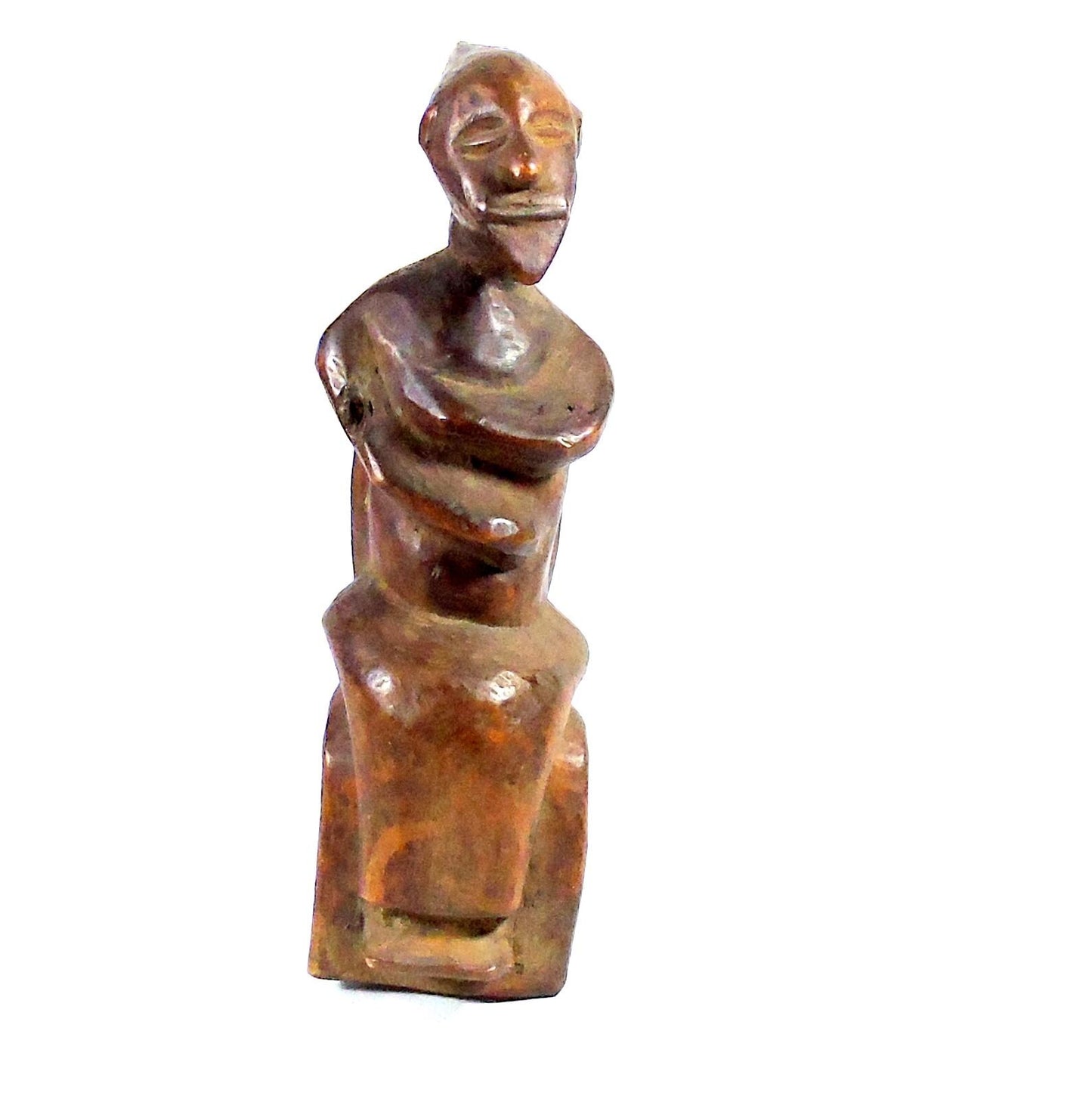 Authentic Antique African Statue - Old Ethiopian Konso Waka Grave Carving. Vintage African Wooden Statue - Ethiopian Konso Waka Grave Figure