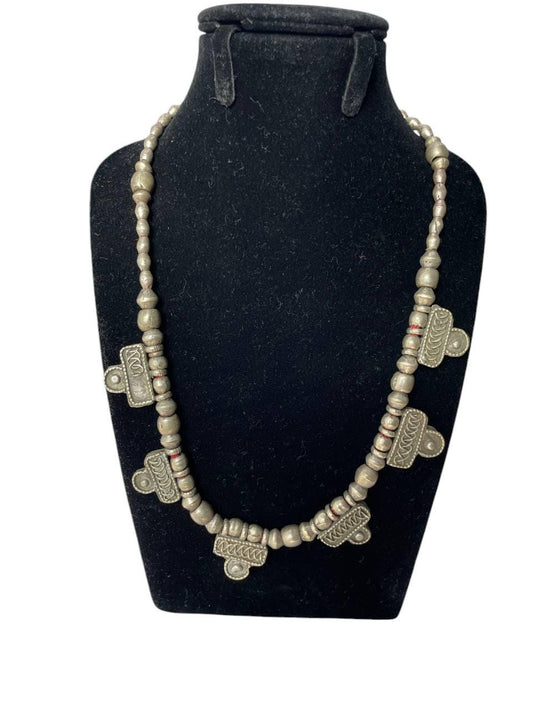 Vintage Authentic Ethiopian Telsum Silver Necklace. Traditional Jewelry. vintage Charm prayer box necklace, Ethiopian Tribal Jewellery