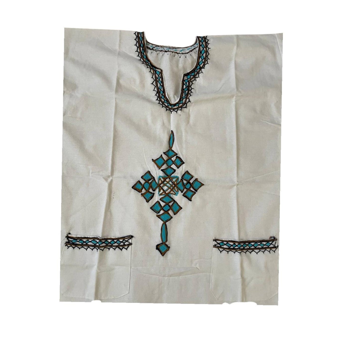 Ethiopian T-Shirt . Hand Embroidered Traditional Ethiopian Cotton T-shirt. Ethiopian dress, African clothe, Traditional shirt, Ethiopian