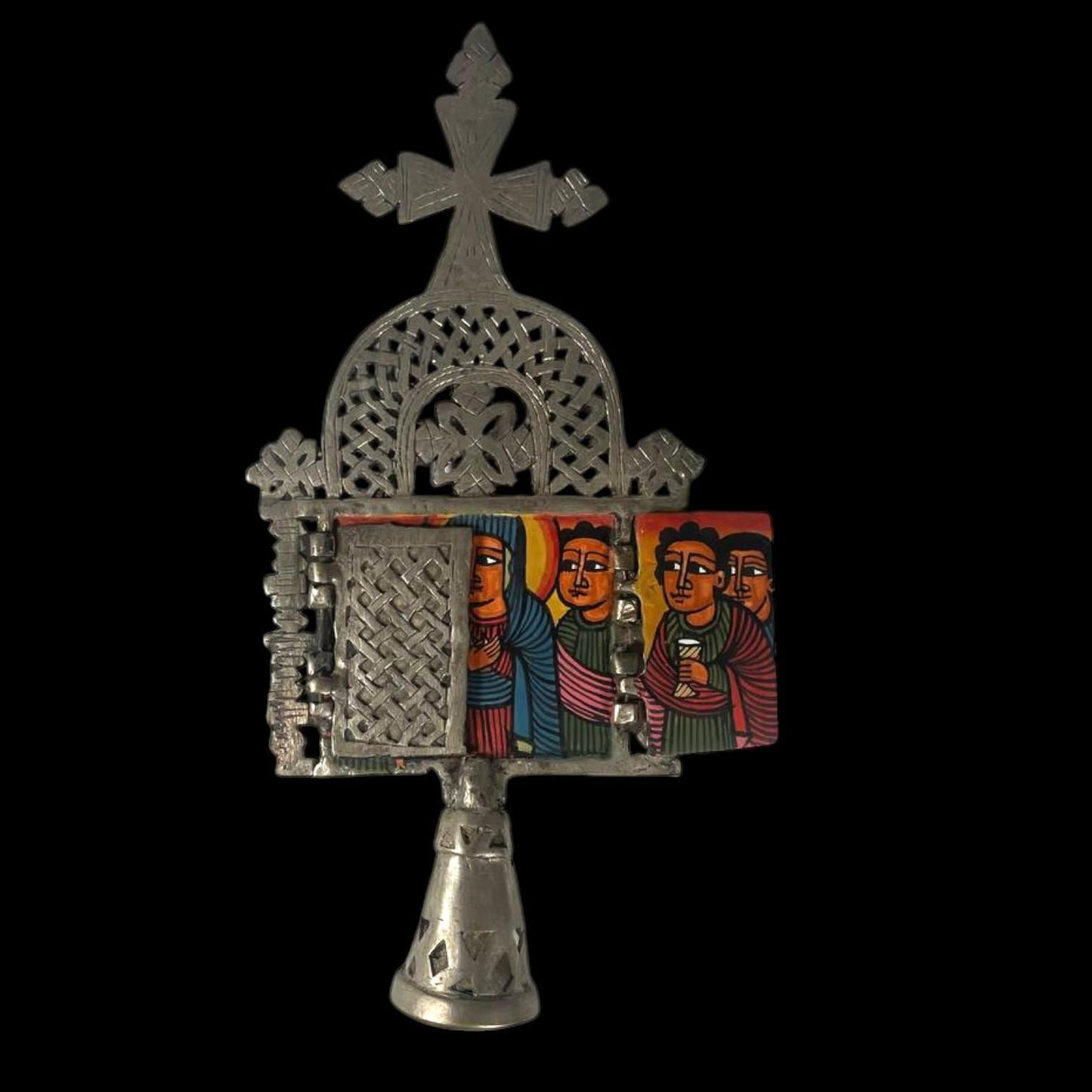 Ethiopian Icon. Hand carved and Painted Ethiopian Coptic Orthodox Christian Triptych Icon. Ethi Icon, Ethiopian Religious Art, Home Decor