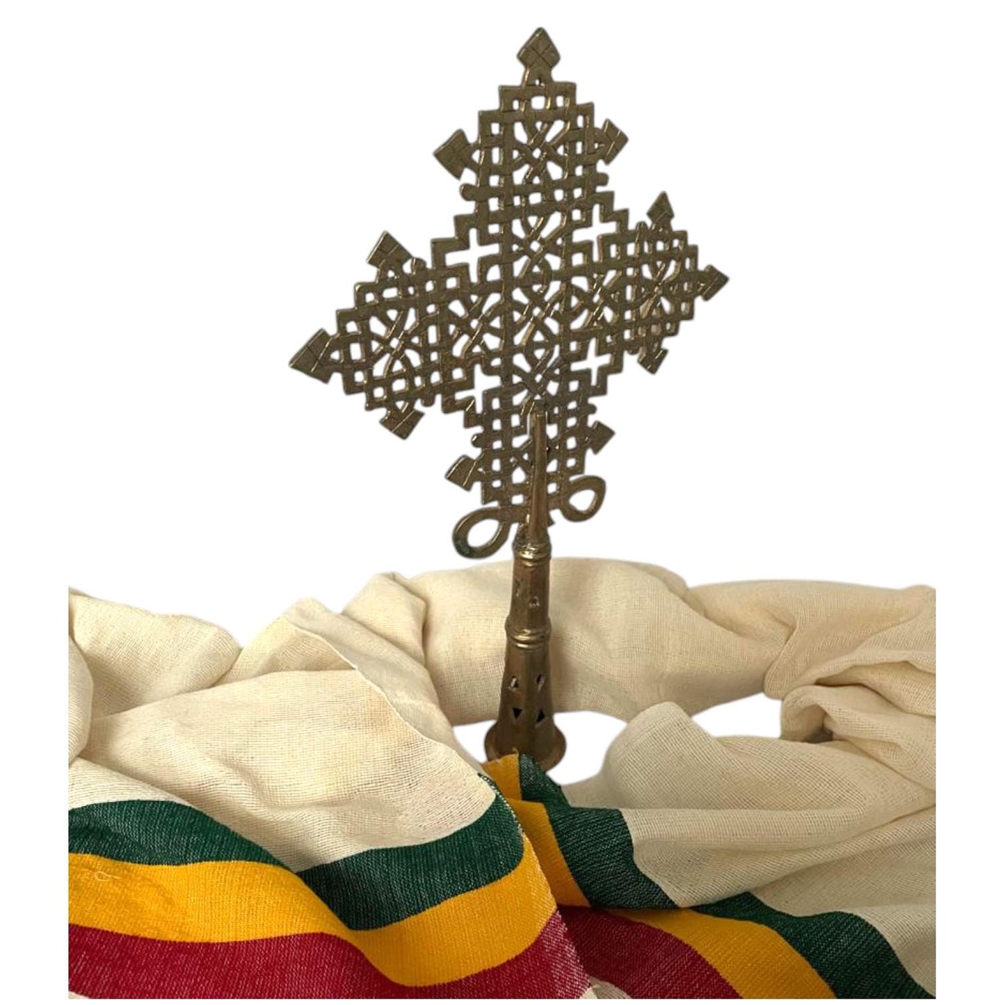 Ethiopian Cross. Self Standing Coptic Table cross, Beautiful Hand-Carved Ethiopian Orthodox Christian Standing Cross