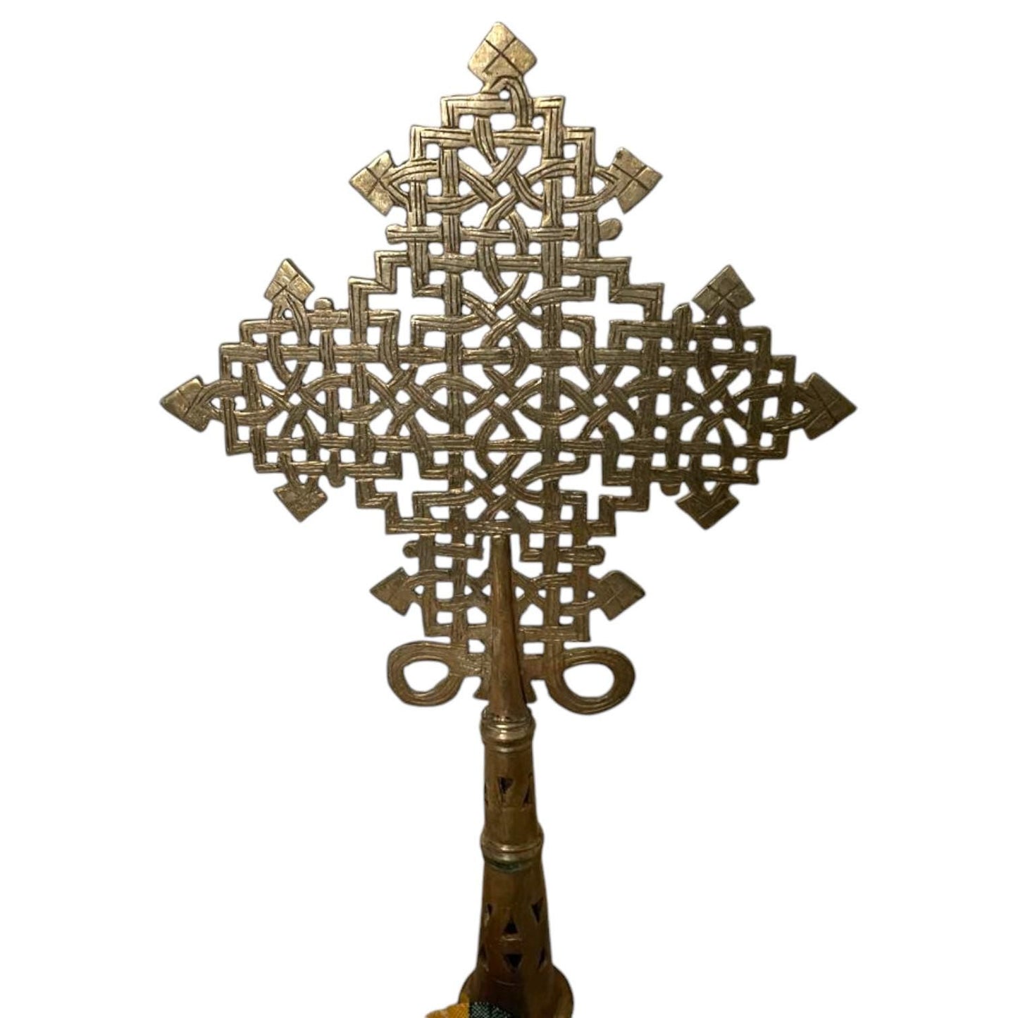 Ethiopian Cross. Self Standing Coptic Table cross, Beautiful Hand-Carved Ethiopian Orthodox Christian Standing Cross